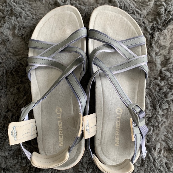 Merrell gray sport sandals women’s size 7 - Picture 2 of 9